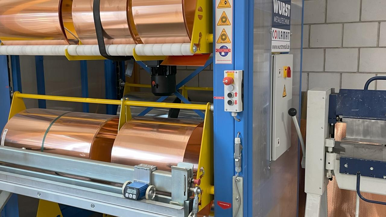 Material für Spenglerarbeiten